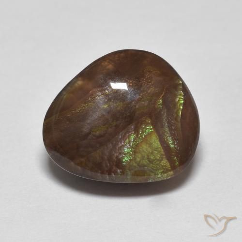 4.21ct 天然 マルチカラー ファイアアゲート, ファンシー, オペーク