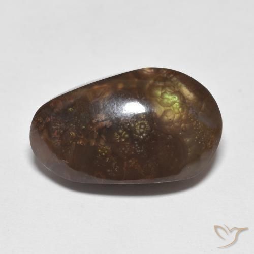 8.48ct 天然 マルチカラー ファイアアゲート, ファンシー, オペーク