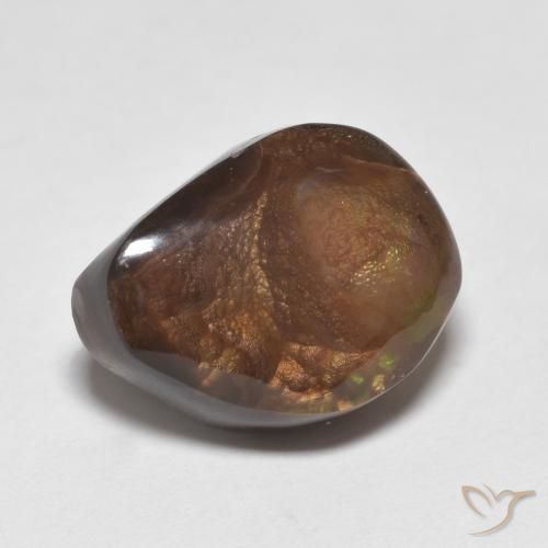 5.19ct 天然 マルチカラー ファイアアゲート, ファンシー, オペーク