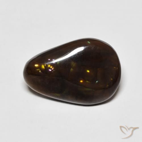 4.81ct 天然 マルチカラー ファイアアゲート, ファンシー, オペーク