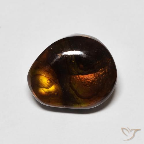 5.21ct 天然 マルチカラー ファイアアゲート, ファンシー, オペーク