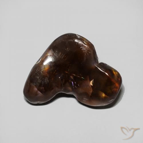 5.35ct 天然 マルチカラー ファイアアゲート, ファンシー, オペーク