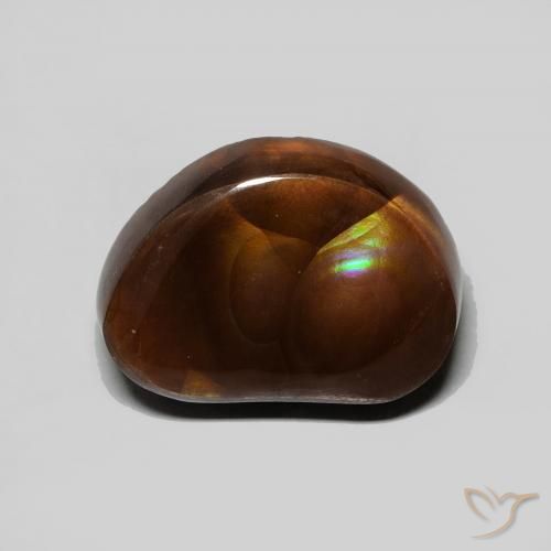 5.32ct 天然 マルチカラー ファイアアゲート, ファンシー, オペーク