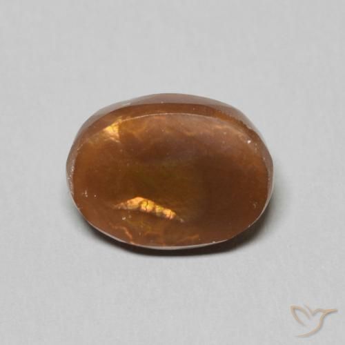 2.59ct 天然 マルチカラー ファイアアゲート, 楕円形, オペーク