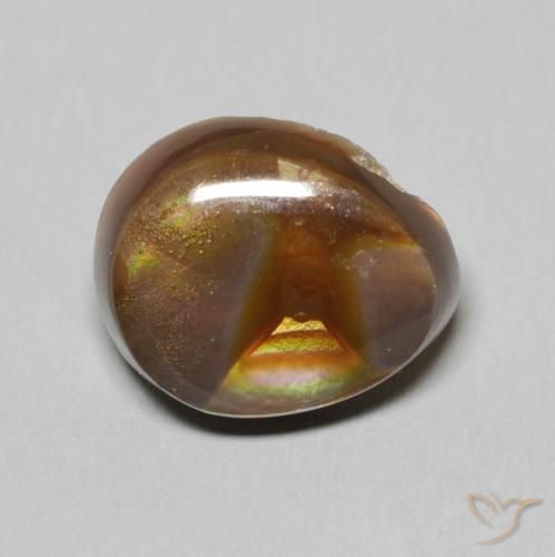 6.13ct 天然 マルチカラー ファイアアゲート, ファンシー, オペーク