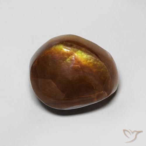 4.08ct 天然 マルチカラー ファイアアゲート, ファンシー, オペーク