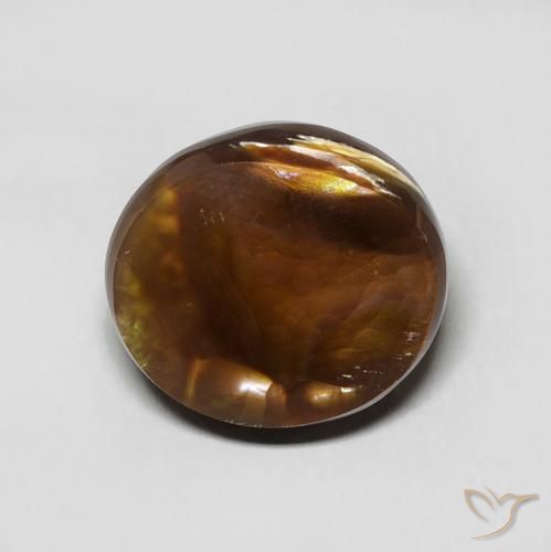 5.73ct 天然 マルチカラー ファイアアゲート, 楕円形, オペーク