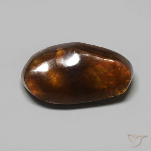 5.59ct 天然 マルチカラー ファイアアゲート, ファンシー, オペーク