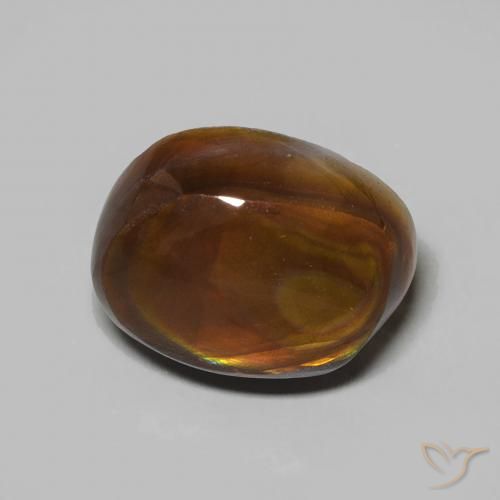 4.80ct 天然 マルチカラー ファイアアゲート, ファンシー, オペーク