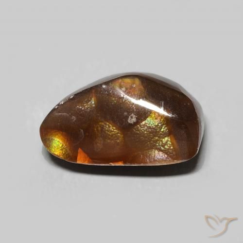 3.62ct 天然 マルチカラー ファイアアゲート, ファンシー, オペーク