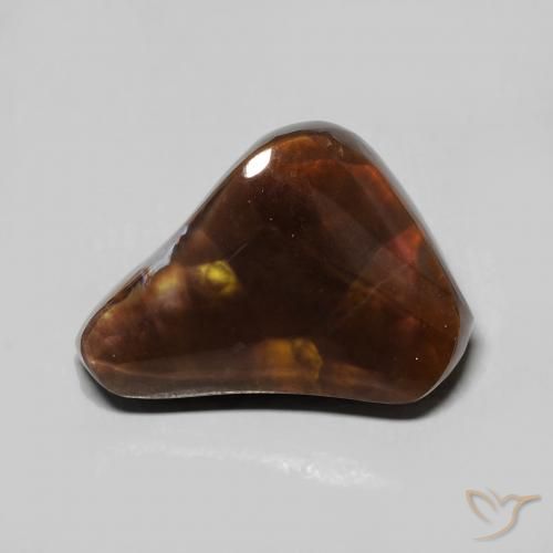 7.00ct 天然 マルチカラー ファイアアゲート, ファンシー, オペーク