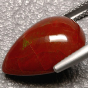 9.01カラットの天然マルチカラーファイアオパール、洋梨の形、オペーク