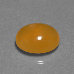 4.29カラットの天然イエローオレンジファイアーオパール（12.8×10.2 mm・オーバルカット）
