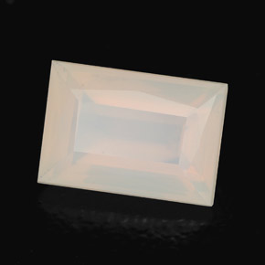 2.97カラットの天然オレンジホワイトファイアオパール、透明、透明/半透明