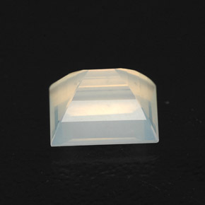 2.89カラットの天然オレンジホワイトファイアオパール、透明、透明/半透明