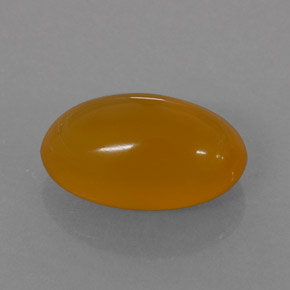 1.85カラットの天然イエローオレンジファイアーオパール（10.5×6.3 mm・オーバルカット）