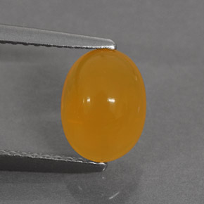 1.30カラットの天然オレンジファイアーオパール（8.7×6.5 mm・オーバルカット）