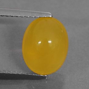 2.26カラットの天然イエローオレンジファイアーオパール（10.3×7.9 mm・オーバルカット）