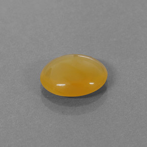 1.86カラットの天然イエローオレンジファイアーオパール（10.8×8.8 mm・オーバルカット）