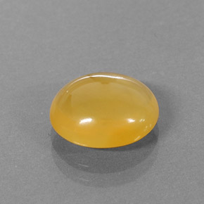 2.42カラットの天然イエローオレンジファイアーオパール（10.5×9.1 mm・オーバルカット）