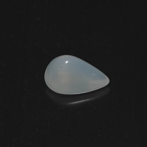 3.21カラットの天然青みがかった白ファイアーオパール（12.9×8.8 mm・透明）