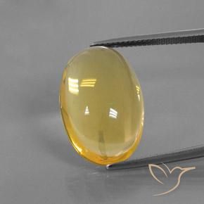 15.79ct 天然 ゴールデンオレンジ ファイアオパール, 楕円形, 透明