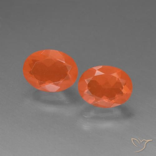自然派の商品を探す 1.36ct 鮮やかなオレンジ ファイアオパール 宝石, オーバルカット, メキシコ からGemSelectで. 在庫あり、世界各国へ発送!
