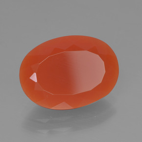 2.83カラットの天然オレンジファイアーオパール（12.6×9.1 mm・オーバルカット）
