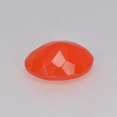 0.93カラットの天然深い赤みがかったオレンジファイアーオパール（8.9×7 mm・オーバルカット）