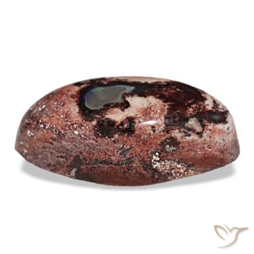 12.75カラットの天然マルチカラーファイアーオパール（22.6×12.4 mm・マーキス）