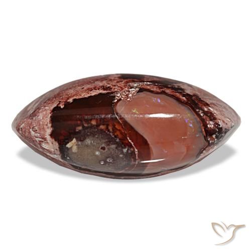 15.89ct マルチカラー ファイアーオパール, マーキス, オペーク