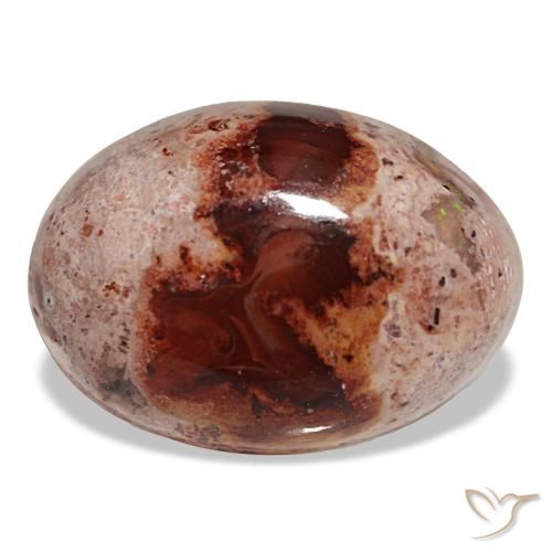 12.94カラットの天然マルチカラーファイアーオパール（18.5×13.2 mm・オーバルカット）