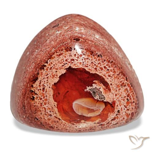14.63カラットの天然マルチカラーファイアーオパール（19.3×17.3 mm・トリリアント）