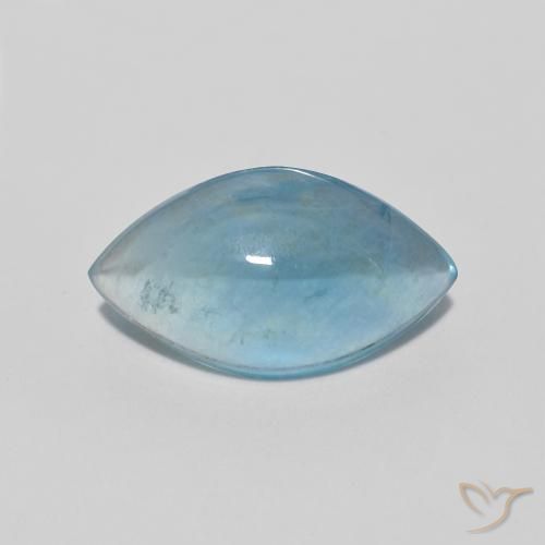 3.88ct 天然 ライトブルーグリーン 蛍石, マーキーズ, 透明