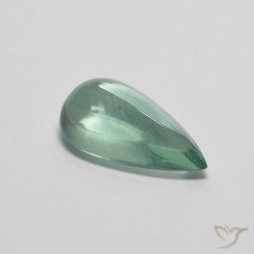3.00ct 天然 ミントグリーン 蛍石, 洋梨の形, 透明