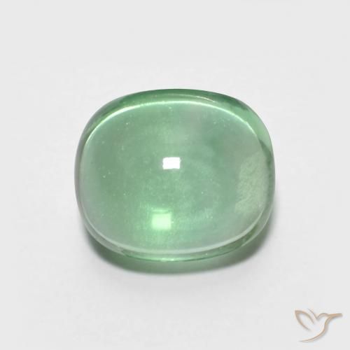 3.90ct 天然 ライトグリーン 蛍石, 楕円形, 透明