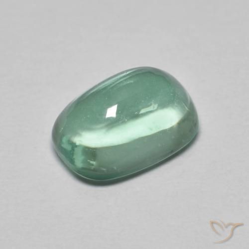 2.54ct 天然 ブルーグリーン 蛍石, クッション, 透明