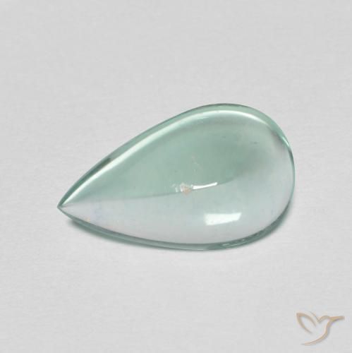 1.88ct 天然 薄いグリーン 蛍石, 洋梨の形, 透明