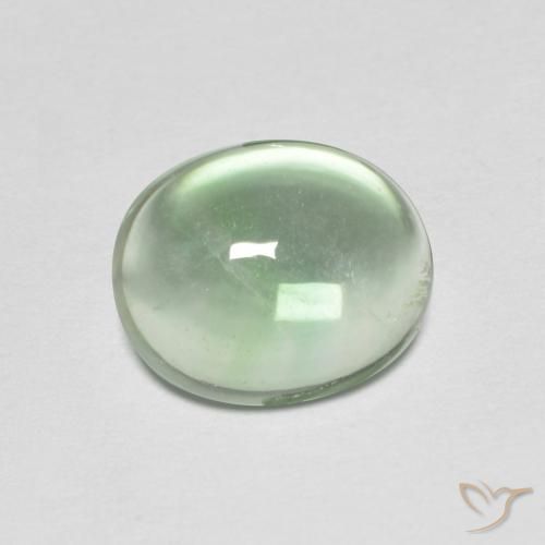 3.42ct 天然 ライトグリーン 蛍石, 楕円形, 透明