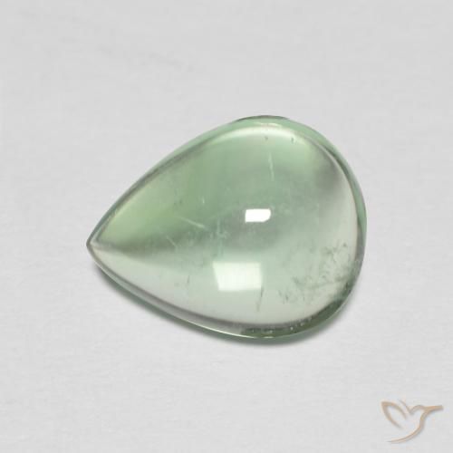 2.62ct 天然 ミントグリーン 蛍石, 洋梨の形, 透明