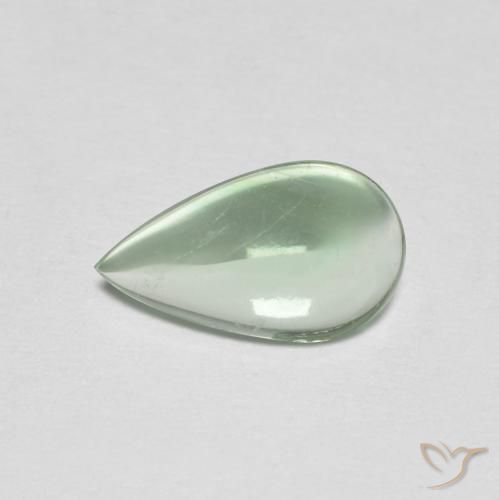 1.98ct 天然 薄いミント 蛍石, 洋梨の形, 透明