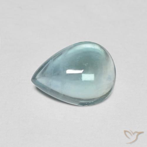 1.95ct 天然 薄いブルーグリーン 蛍石, 洋梨の形, 透明