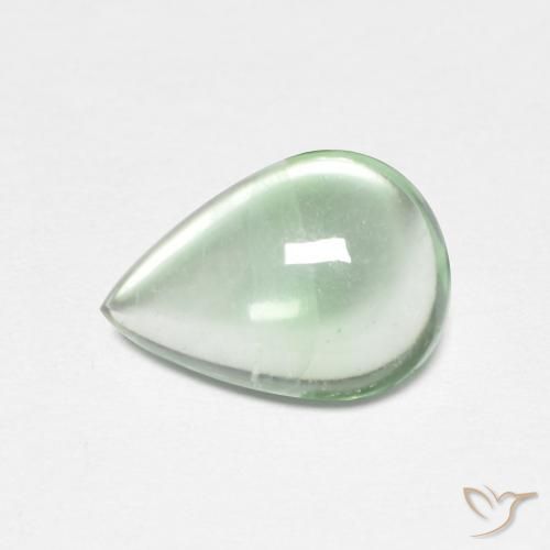 2.38ct 天然 ライトグリーン 蛍石, 洋梨の形, 透明