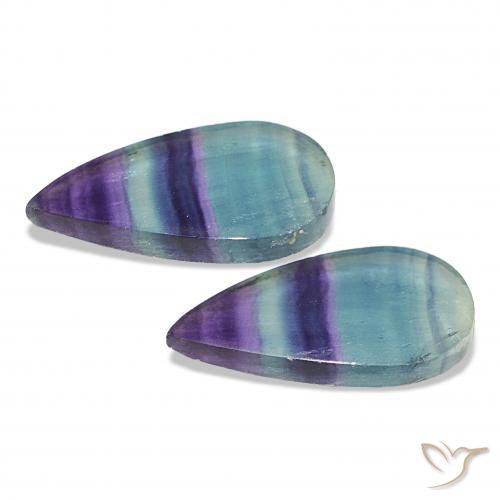 Shop natural 21.63ct マルチカラー 蛍石 gems, 洋梨の形, from インド at GemSelect. In stock, global shipping!