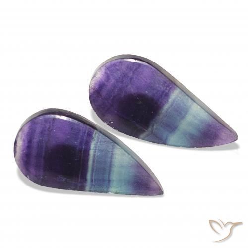 Shop natural 20.61ct マルチカラー 蛍石 gems, 洋梨の形, from インド at GemSelect. In stock, global shipping!