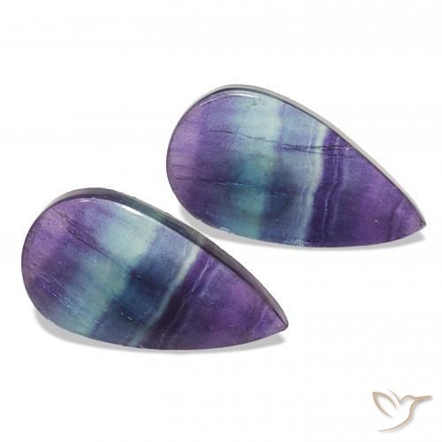 Shop natural 17.44ct マルチカラー 蛍石 gems, 洋梨の形, from インド at GemSelect. In stock, global shipping!