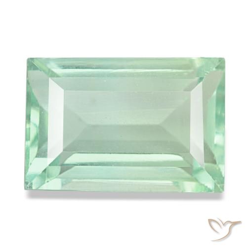 8.77ct グリーン フローライト, バゲット, VS