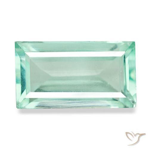 6.18ct ターコイズ フローライト, バゲット, VVS-VS