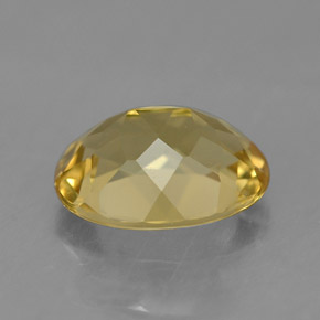 1.49カラットの天然イエローゴールデンベリル（8.7×6.8 mm・オーバルカット）