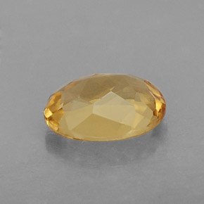 0.99カラットの天然イエローゴールデンベリル（7.7×5.8 mm・オーバルカット）